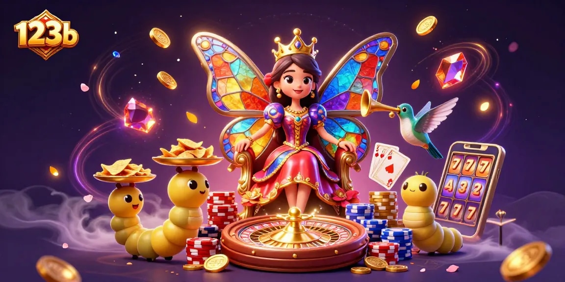 Experience the thrill of winning at 123b with dynamic casino elements and enchanting characters.