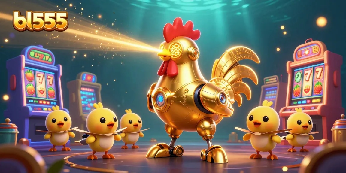 Experience thrilling jackpot action at bl555 with vibrant slot machines and animated characters.