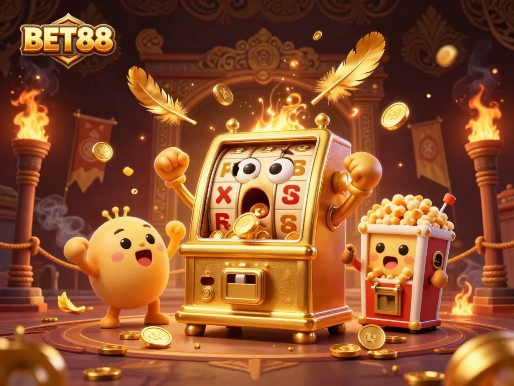 BET88 đang mang lại trải nghiệm chơi game hấp dẫn với máy đánh bạc chất lượng cao và những bữa tiệc coin vàng.