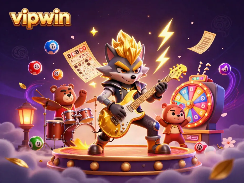 Engage in thrilling gameplay at vipwin, where vibrant lottery balls and golden rewards inspire excitement and winning.