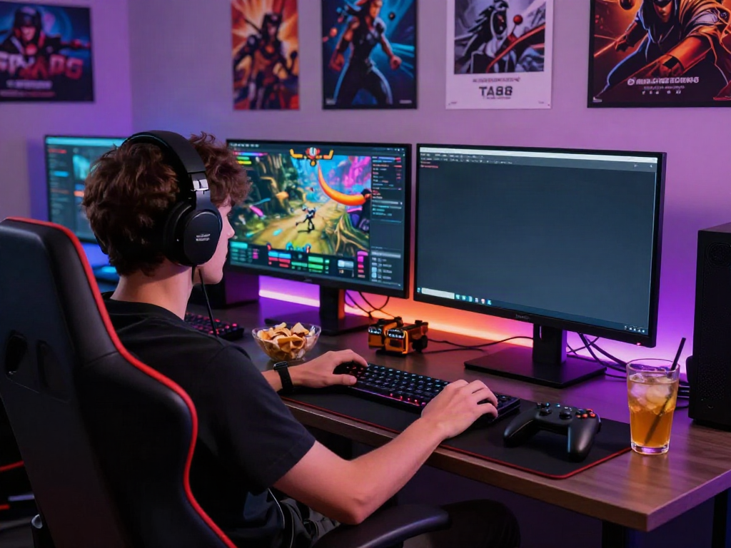 Interactive gaming experience on TA88 platform with vibrant graphics.
