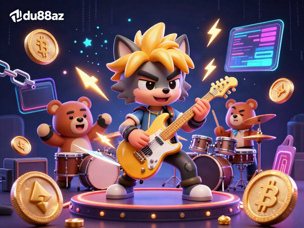 Experience thrilling gameplay at du88az with dazzling characters in a vibrant casino scene.