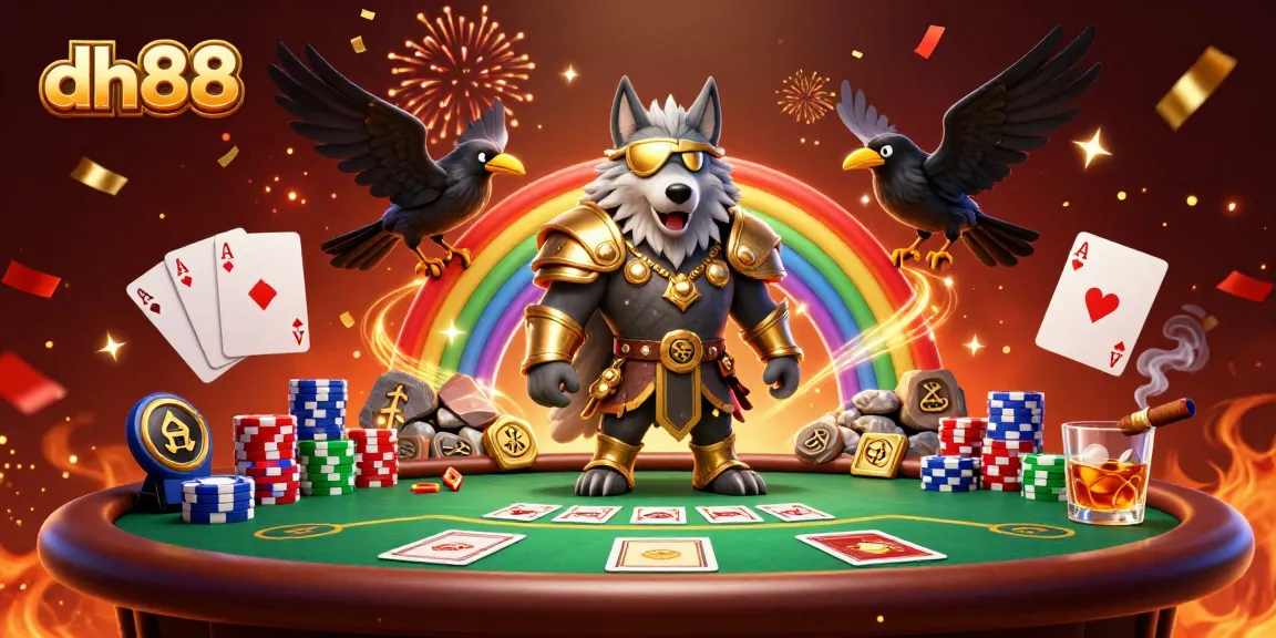 Join Odin and his ravens as they enjoy a thrilling dh88 casino game adventure.