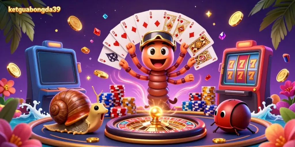 Experience the excitement of ketquabongda39's online casino with vivid characters and dynamic elements.