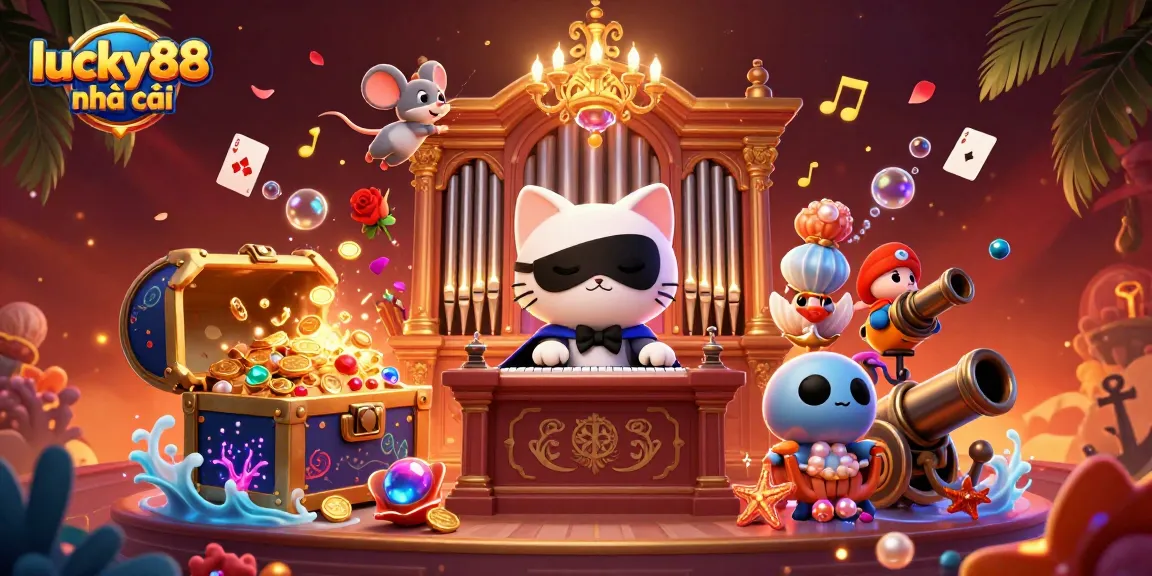 Experience thrilling gameplay at lucky88 nhà cái with a vibrant, interactive casino scene.