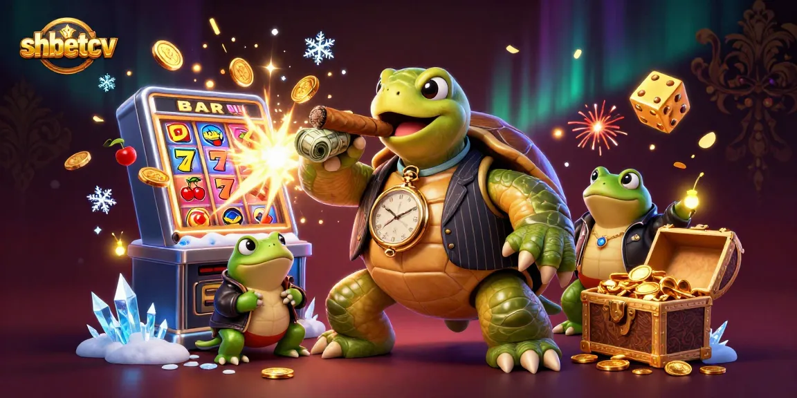 Win big with shbetcv while enjoying vibrant casino action in this engaging illustration.