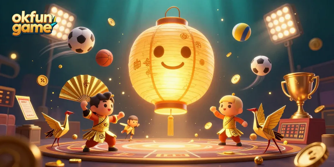Engage in the thrilling okfun game with a vibrant scene of fantasy characters surrounded by dynamic gameplay elements.