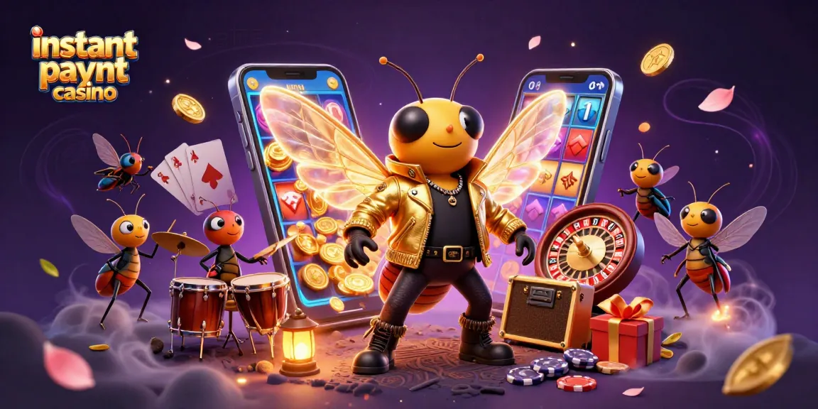 Experience the excitement of instant payout casino games with vibrant characters and thrilling elements.